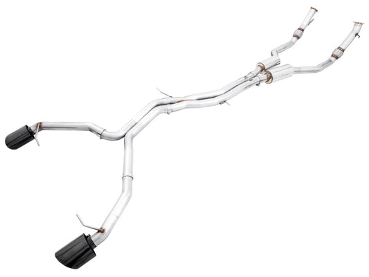 AWE Tuning Audi B9 RS5 Coupe 2.9L Track Edition Exhaust - Diamond Black RS-Style Tips