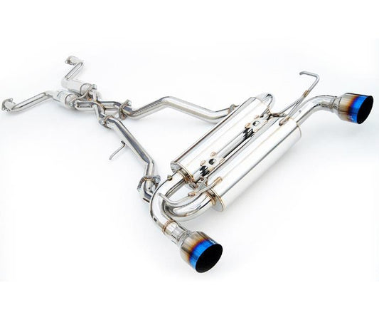 Invidia 03-06 Infiniti G35 Coupe Gemini Rolled Stainless Steel Tip Cat-back Exhaust