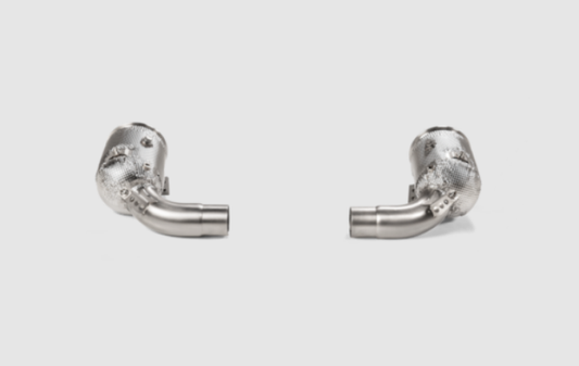 Akrapovic 2025 Porsche 911 Carrera /T/S/4S/Cabriolet/Targa (992.2) Link Pipe Set w/ Cat (SS)